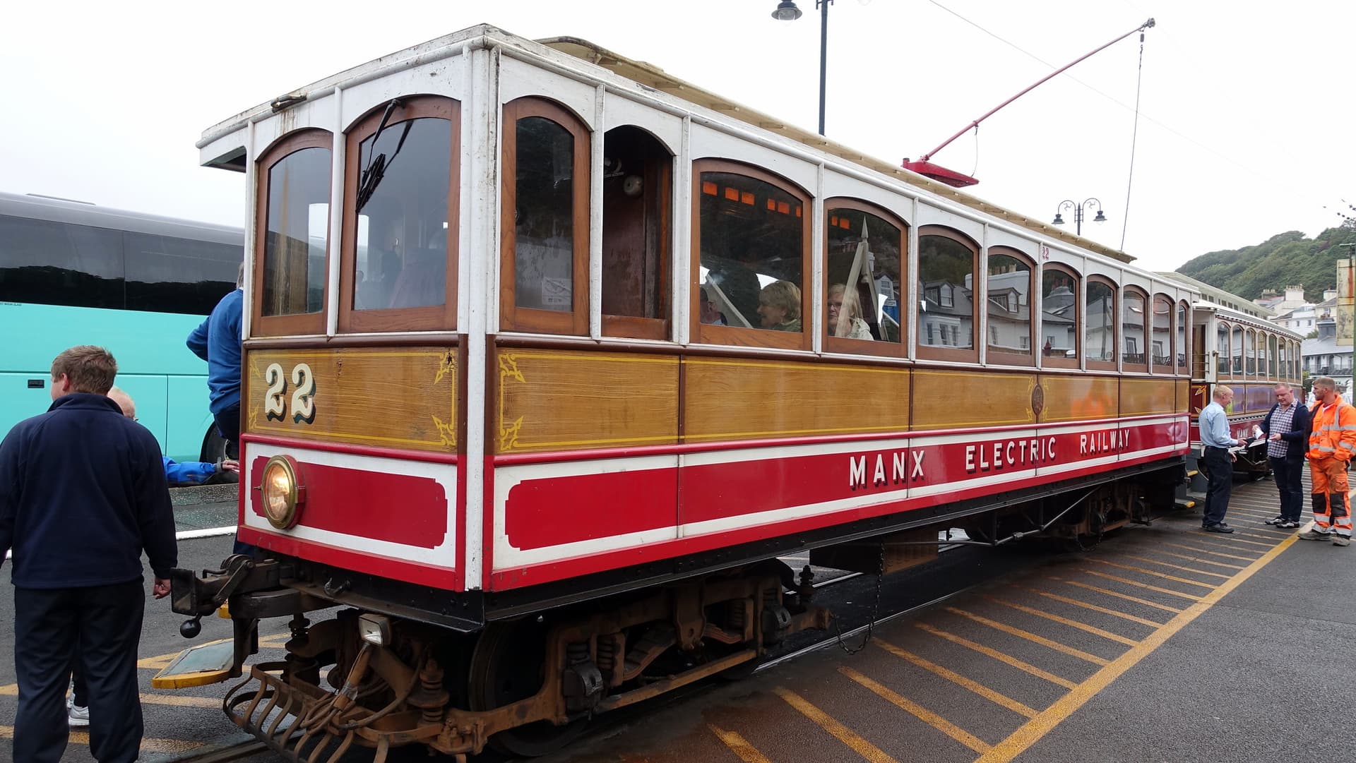 Winter Saloon No. 22 on the Manx Electric Railway