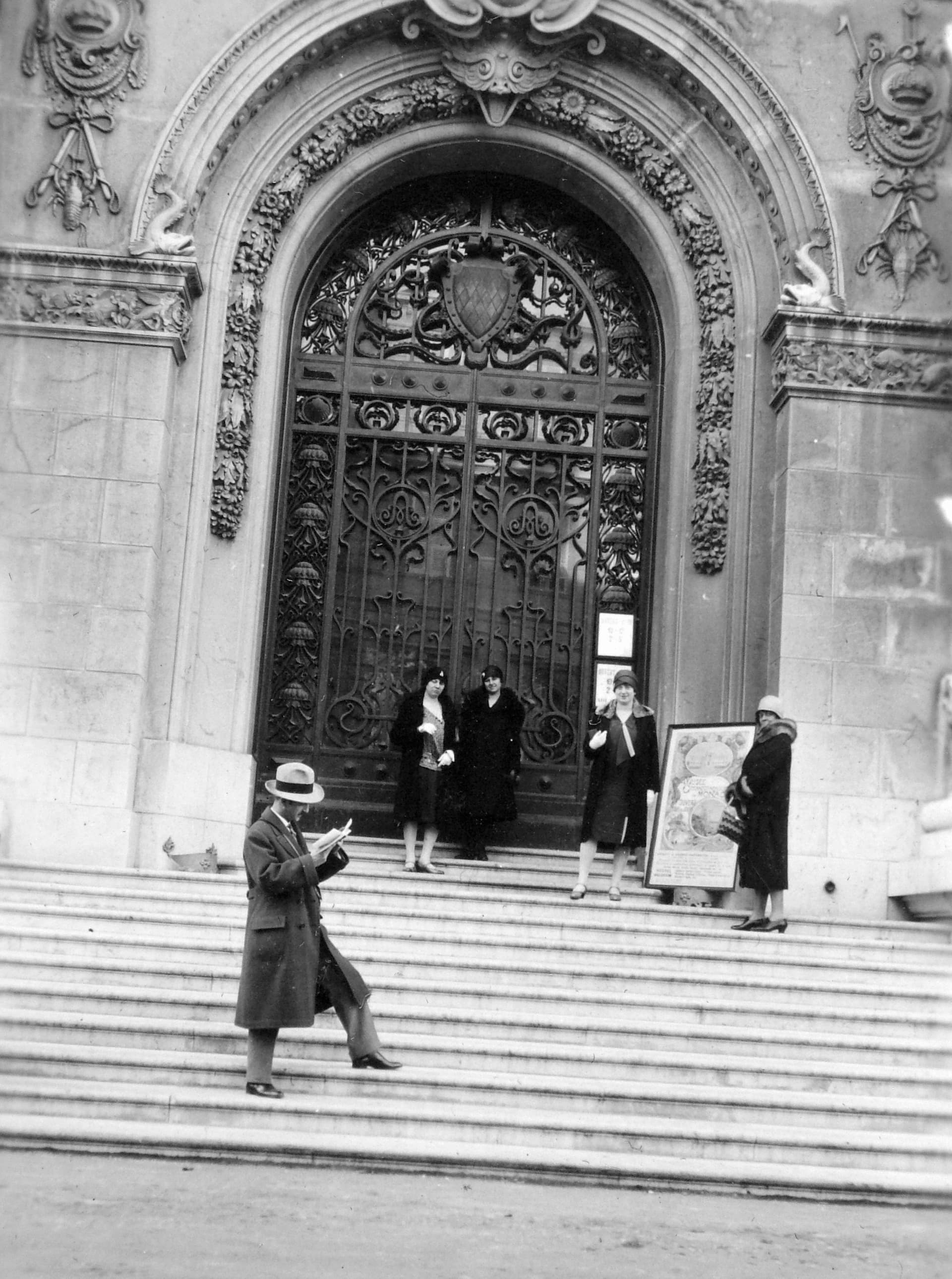 Entrance to the Oceanographic Museum of Monaco, 1927