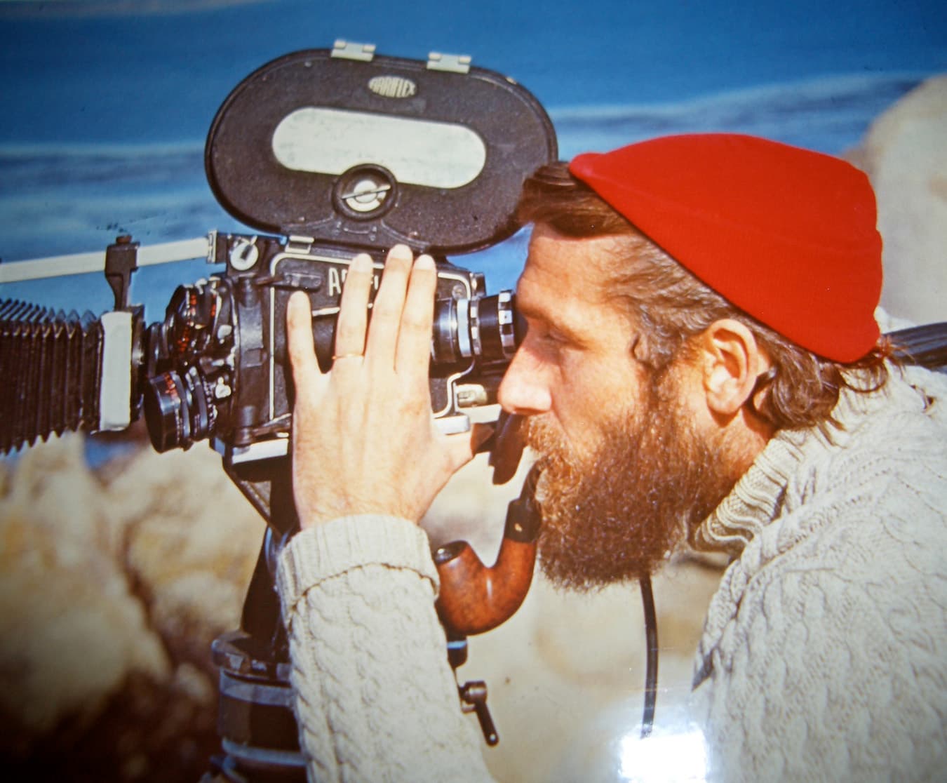 Philippe Cousteau filming on expedition