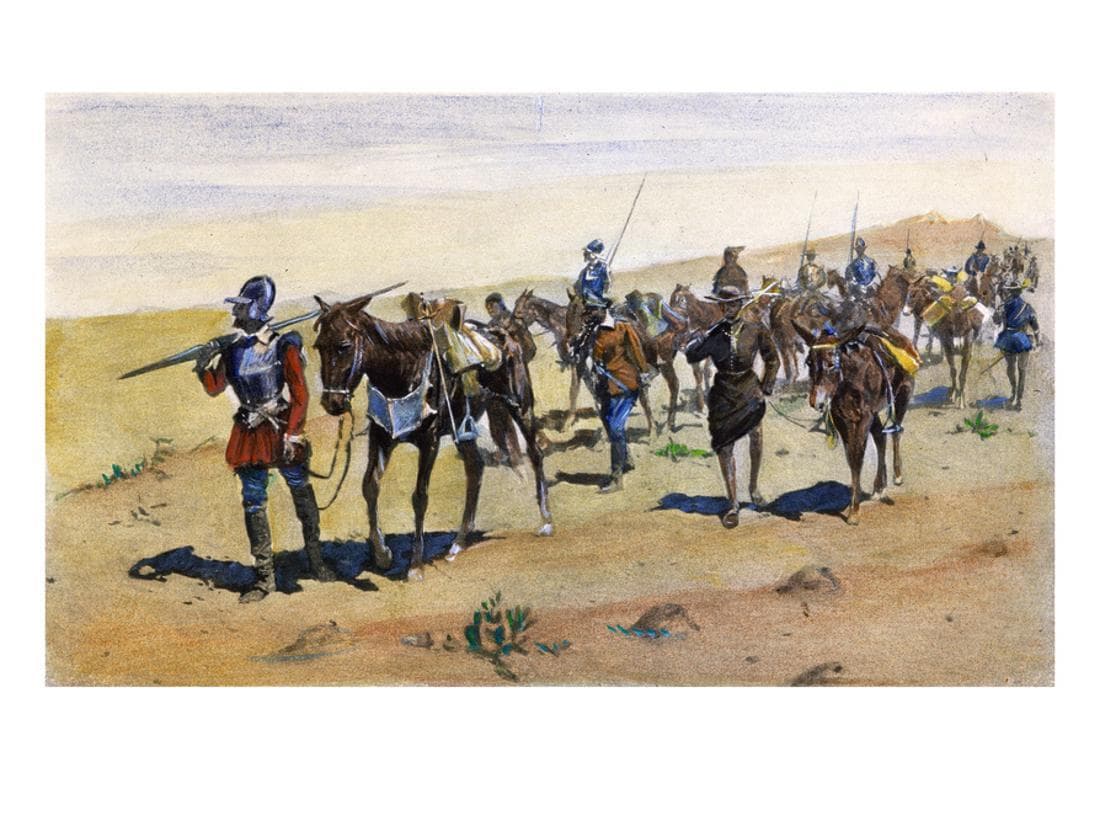 Frederic Remington - Coronado's March 1540