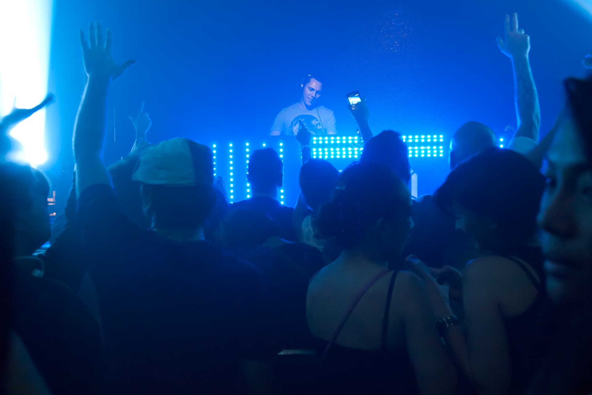 DJ Tiesto performance in 808 Nightclub, progressive trance music, Bangkok, Thailand