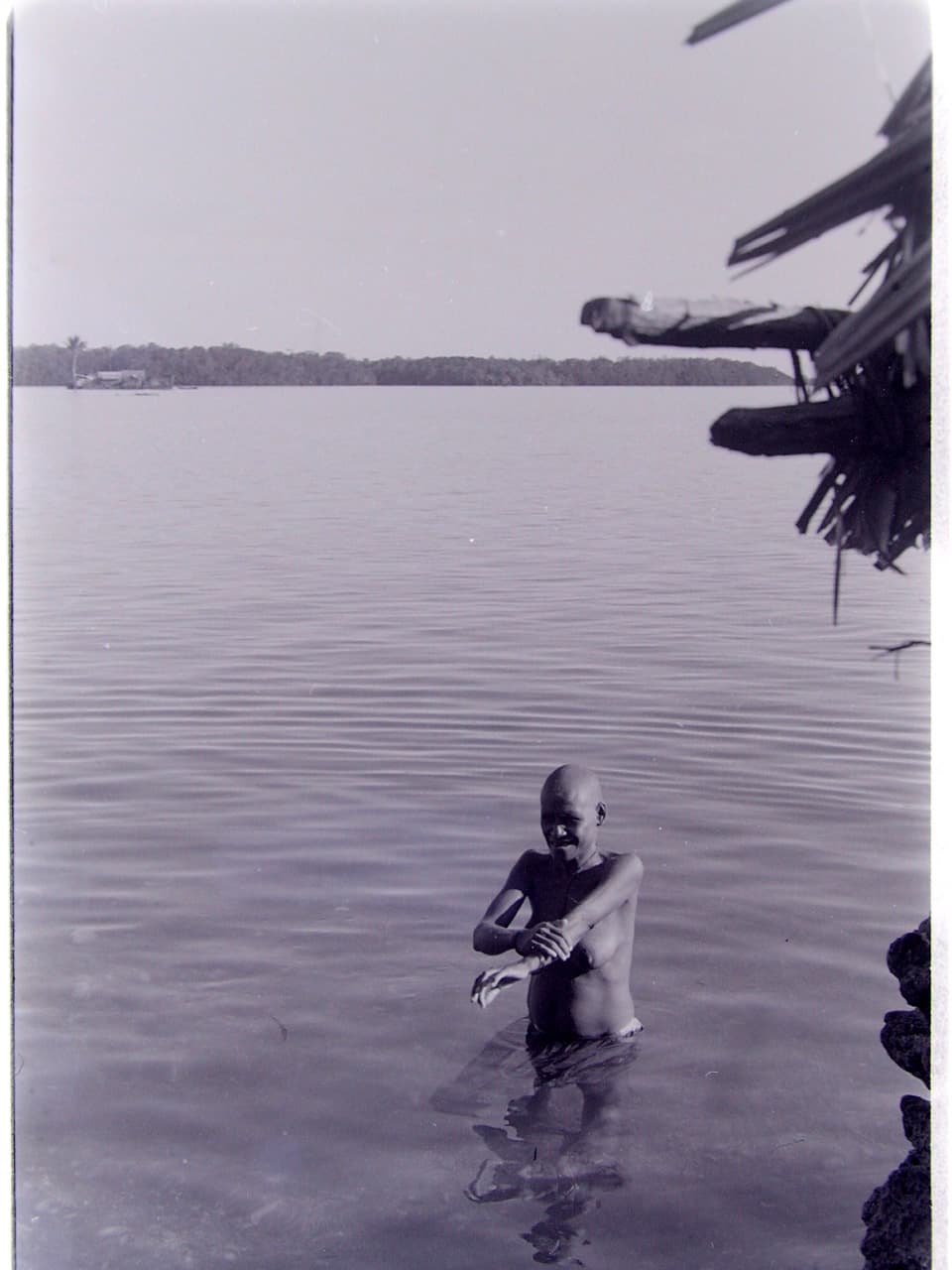 Purification bath in Lau Lagoon, Malaita