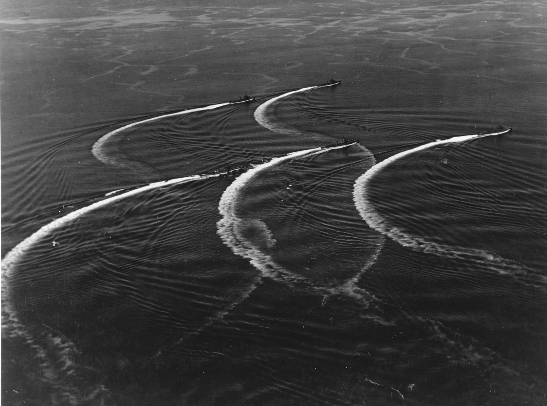 US Navy Destroyer Squadron 12 in Ironbottom Sound in February 1944