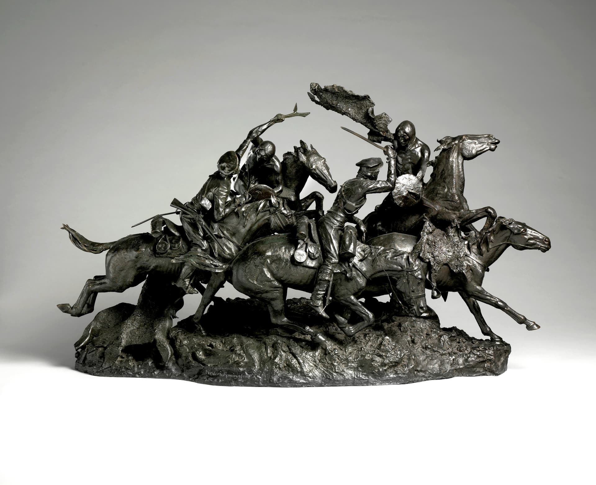 The Old Dragoons of 1850 by Frederic Remington