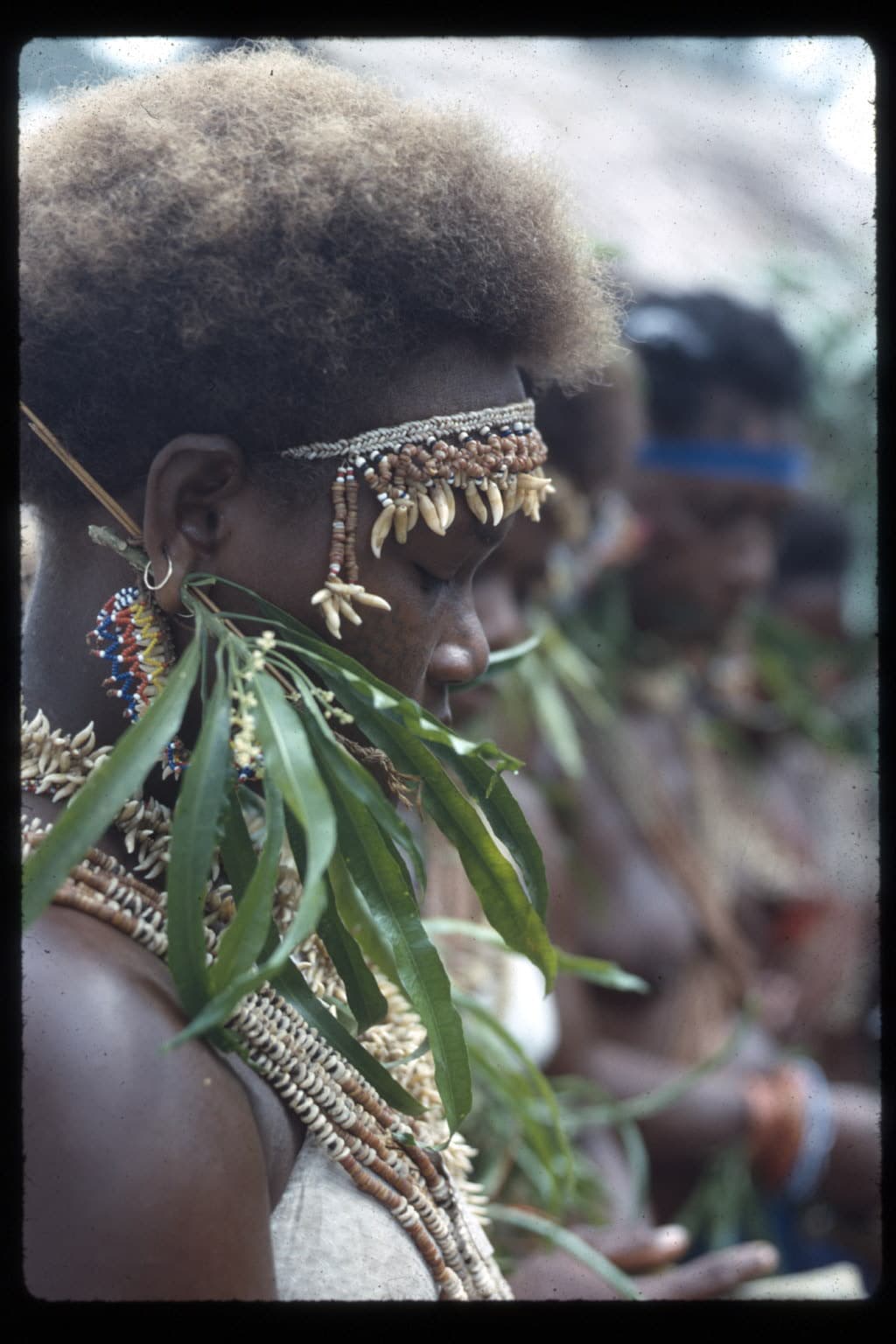 Woman adorned for the Maoma ni geni festival