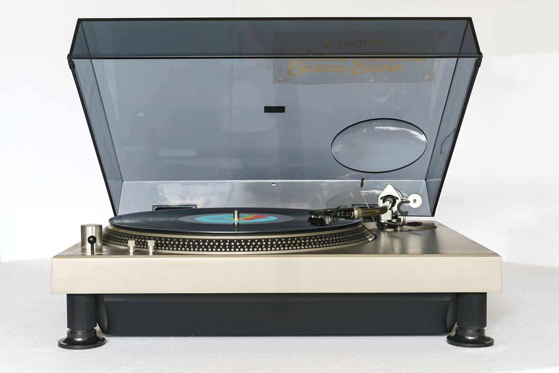 Technics SL-120 turntable and pickup - front view (2019-04-28)