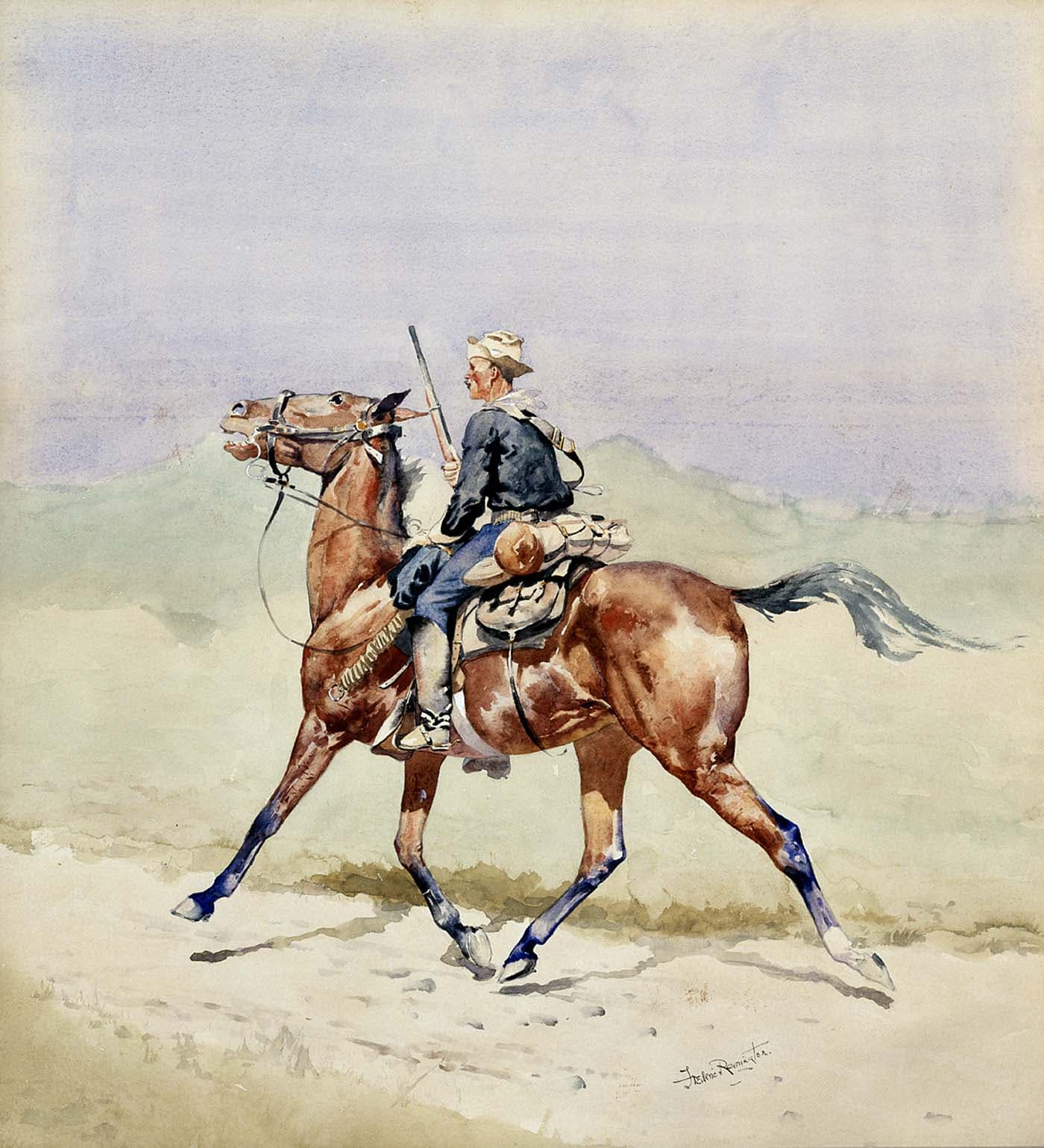 Frederic Remington - The Advance Guard - 2005.23.3 - Smithsonian American Art Museum