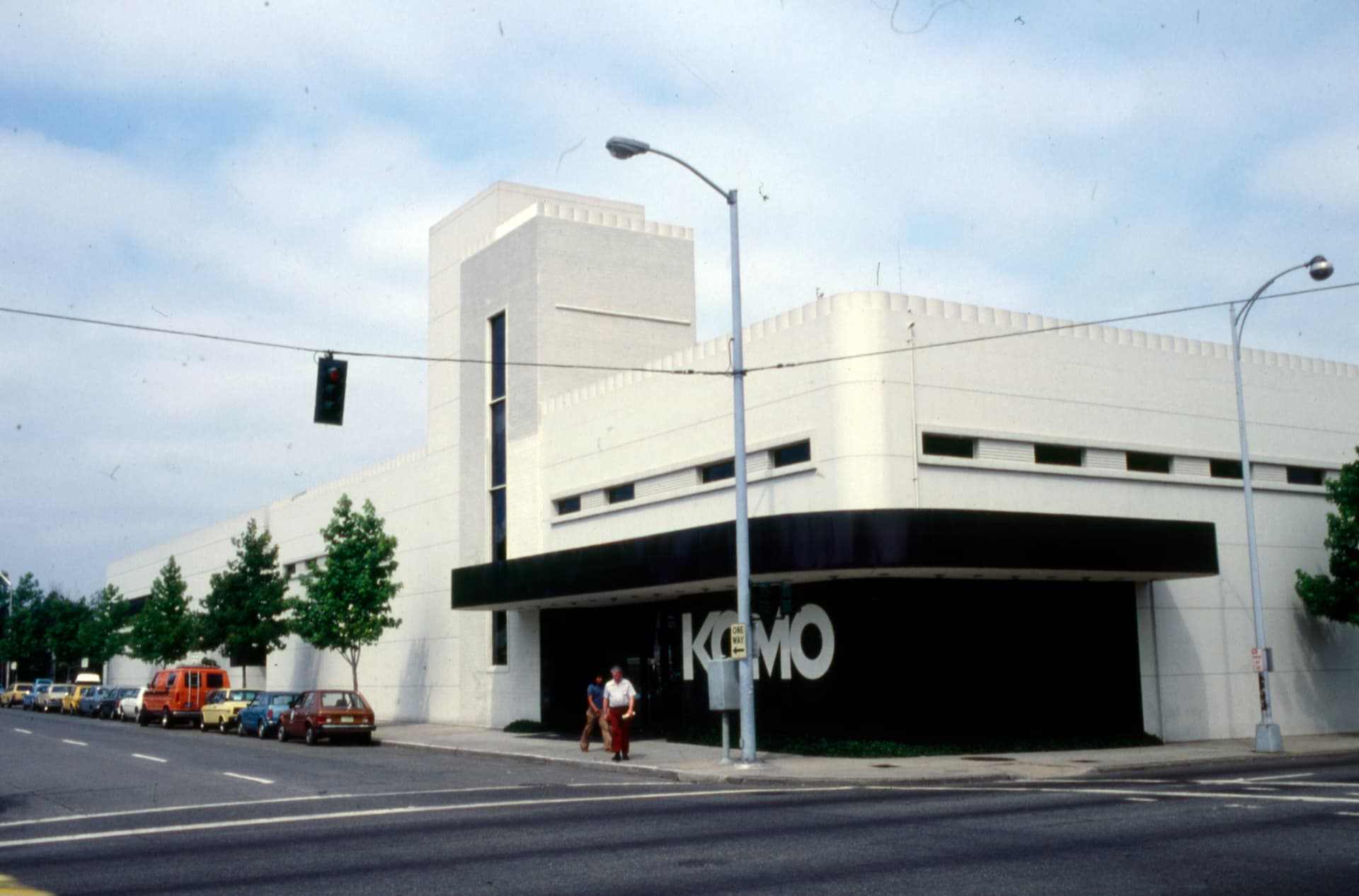 An American television studio in the 1970s