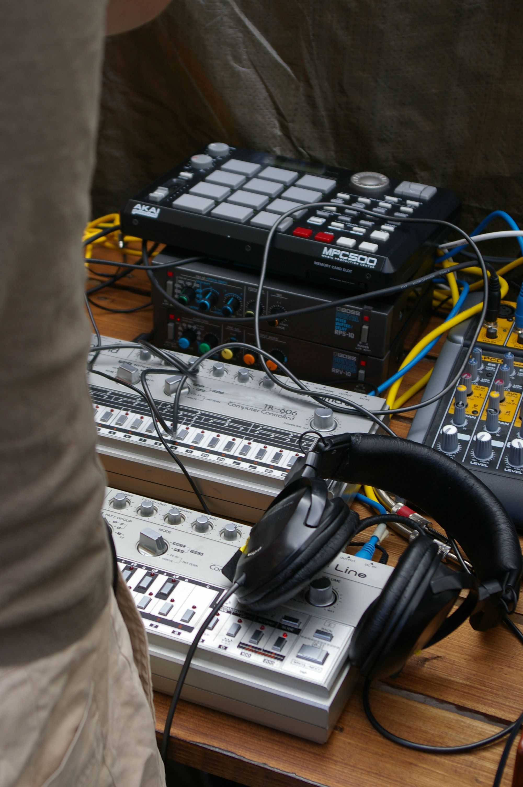 TB-303, TR-606, MPC500, Micro racks