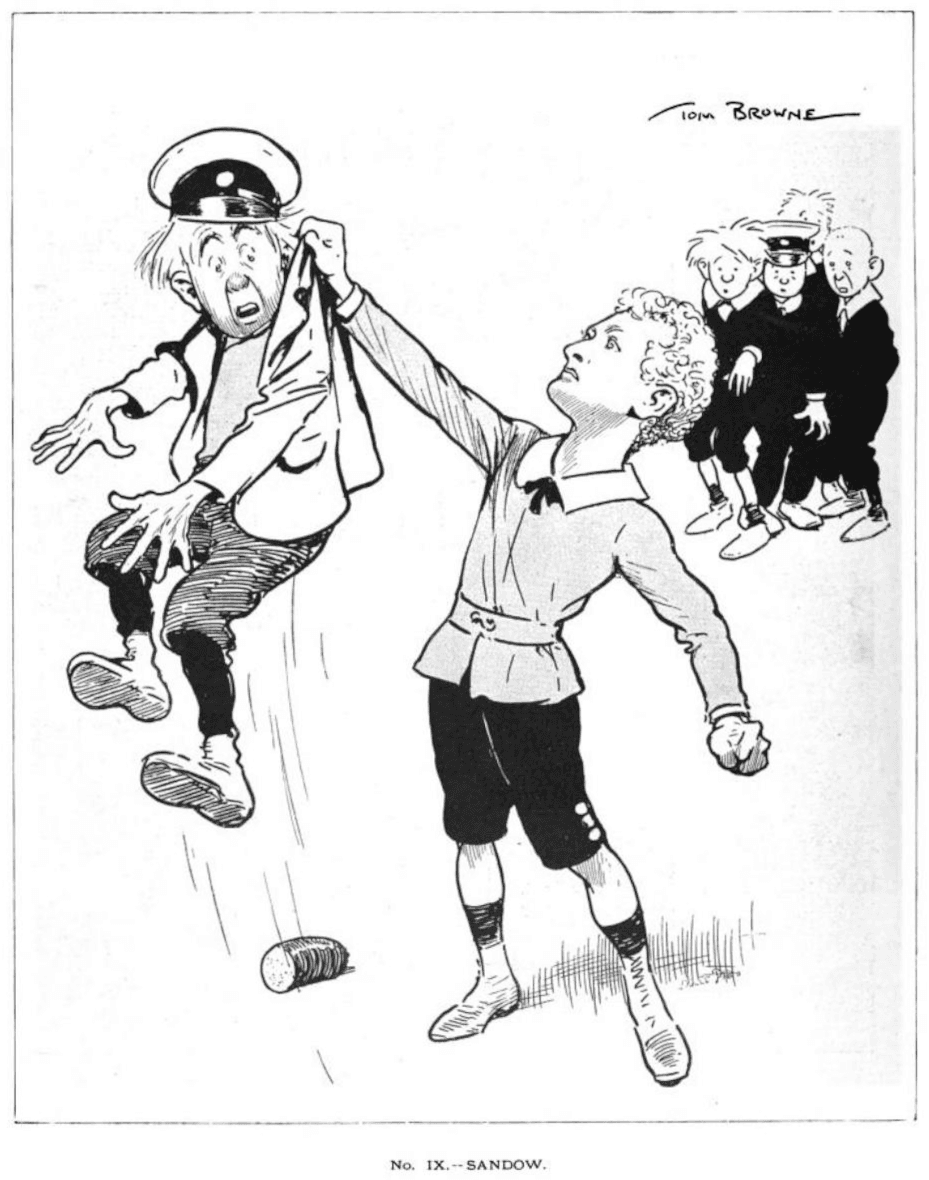 Cartoon: Sandow in the Days of Their Youth