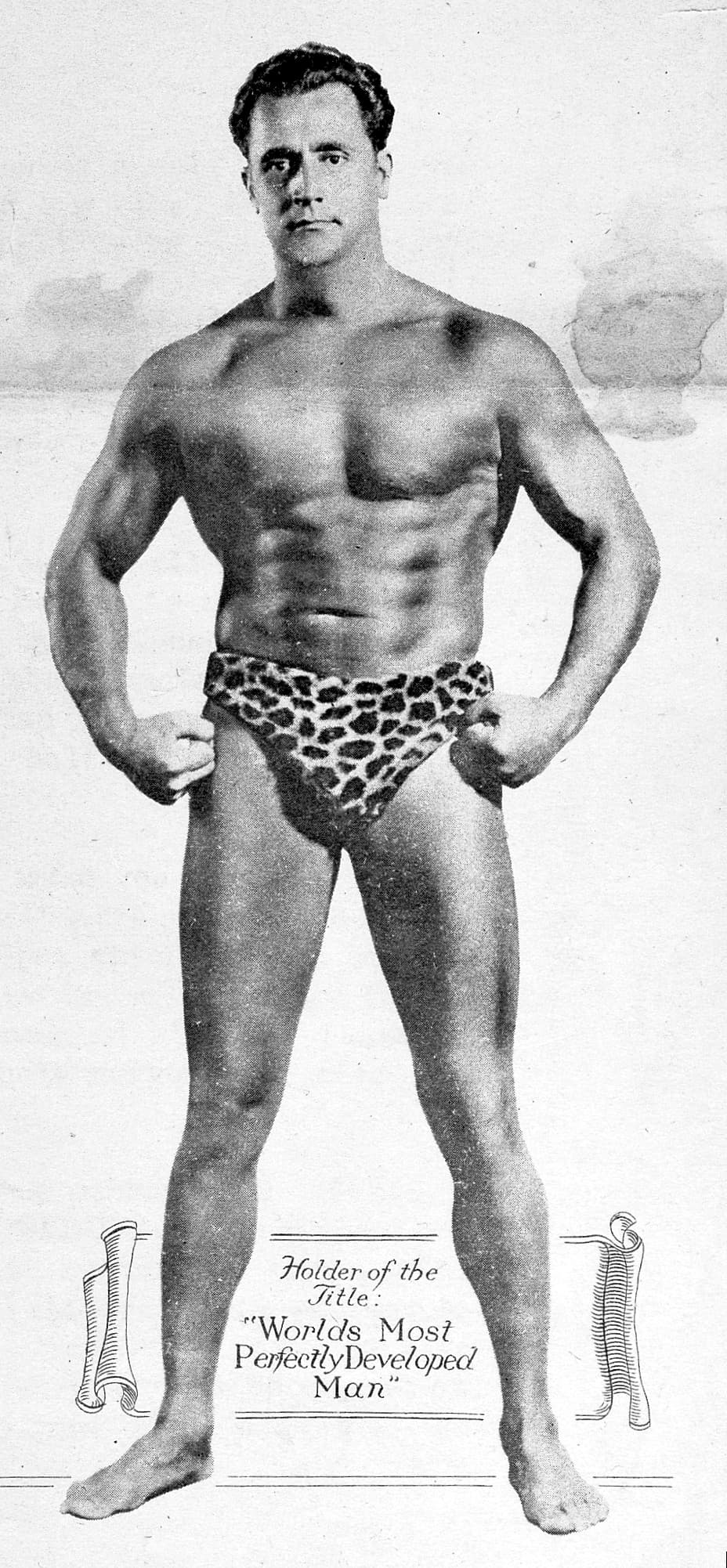 Charles Atlas enrolment letter, The World's Most Perfectly Developed Man