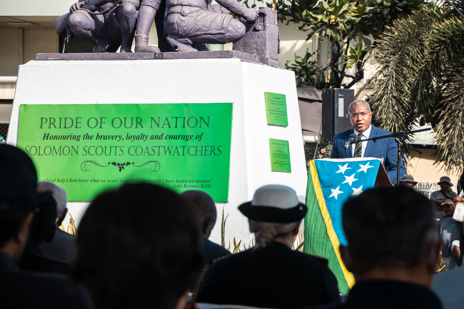 MRF-D 25 3- Commemoration of Solomon Island Scout Coastwatchers