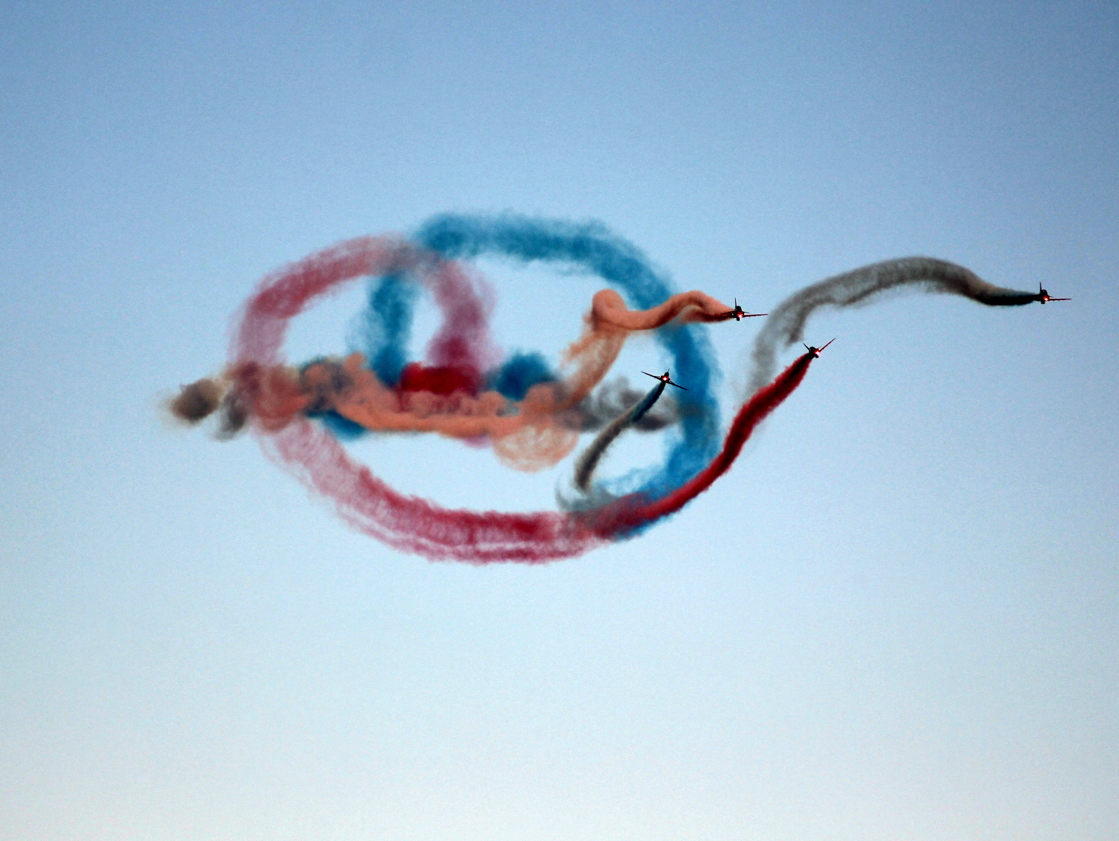 T.T. week Red Arrows display