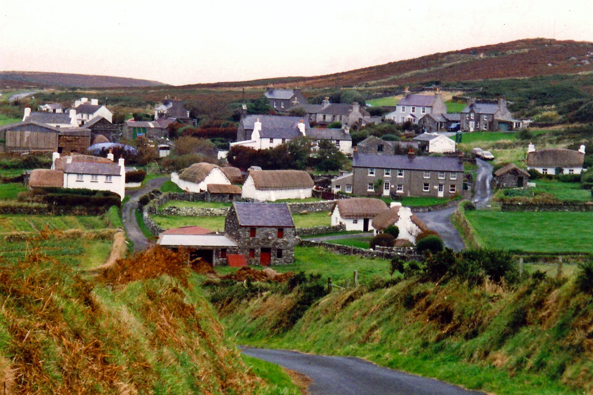 Cregneash - View of village from south
